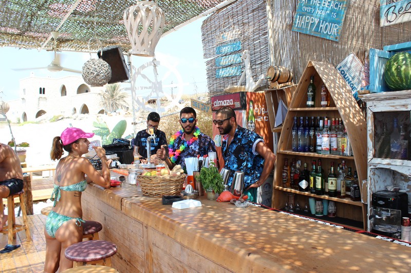 Tonic Beach Bar on Sunday